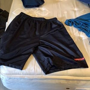 A4 navy blue shorts